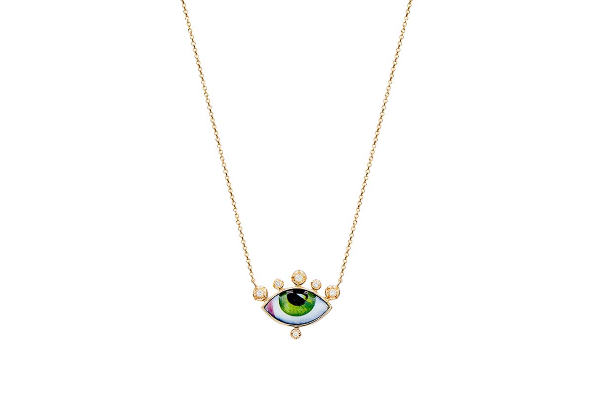 LITO | Russe Petit Vert diamond necklace