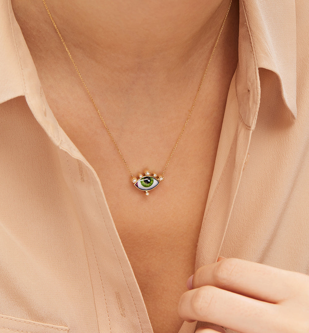 LITO | Russe Petit Vert diamond necklace