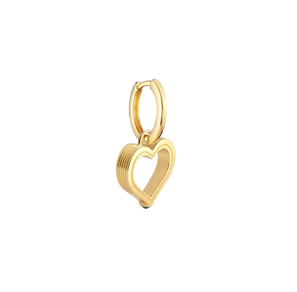 MARIE LICHTENBERG | Baby Charm Heart Earrings