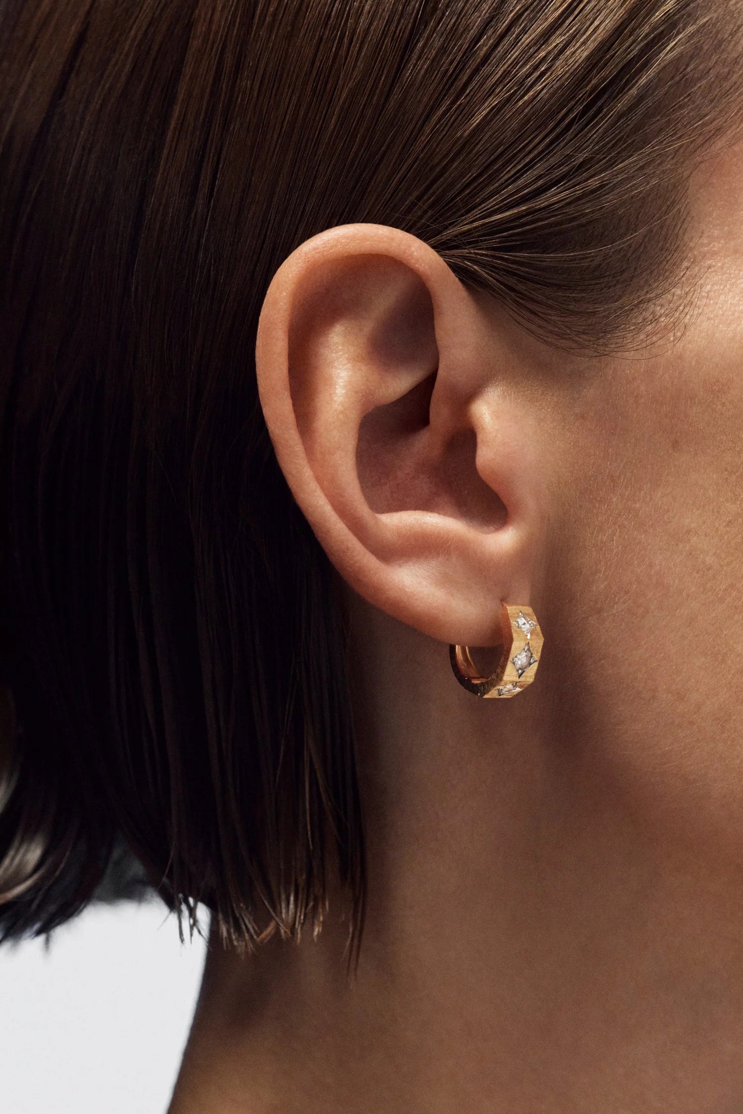 MARIE LICHTENBERG | Ecrou Coco Earrings Diamonds