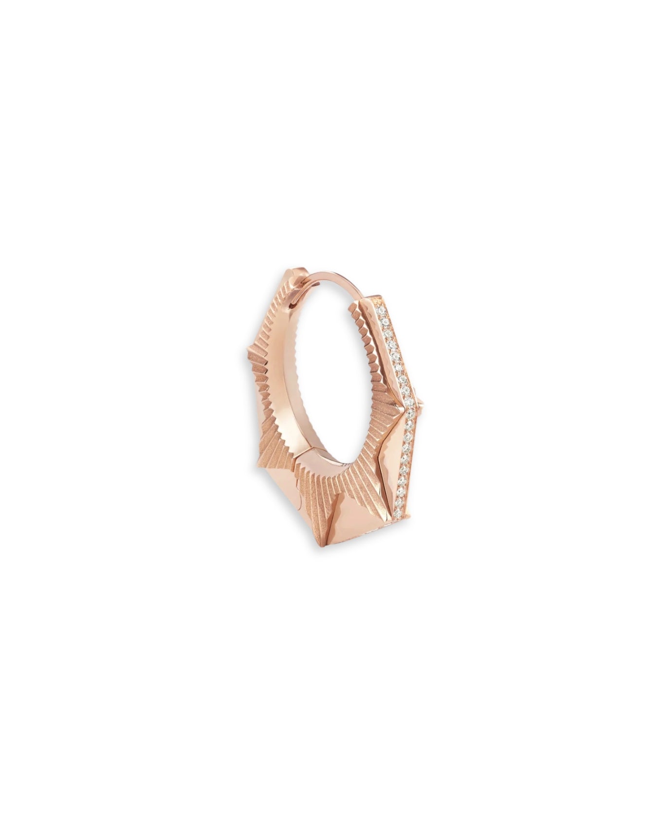 MARIE LICHTENBERG | Diamond Rose Gold NYC Earrings