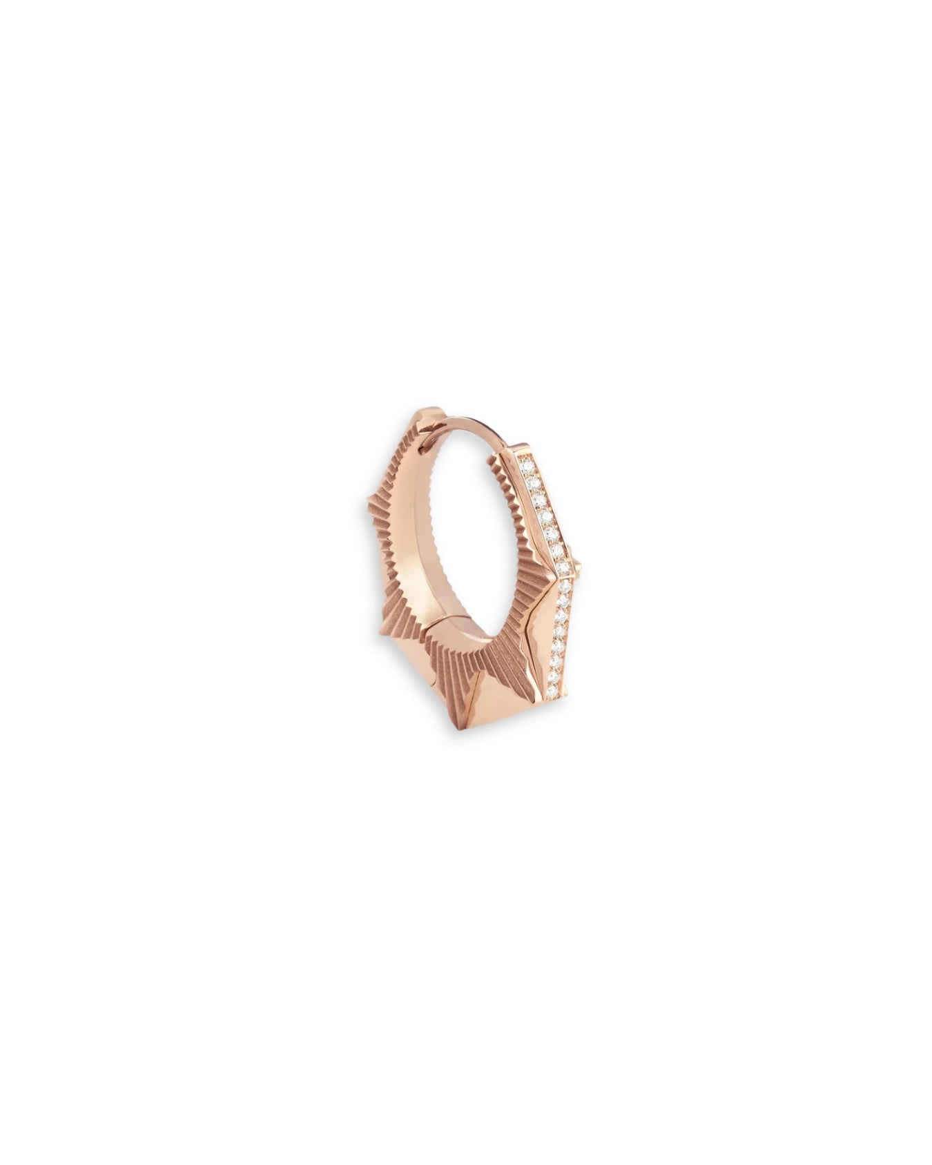 MARIE LICHTENBERG | Diamond Rose Gold NYC Earrings