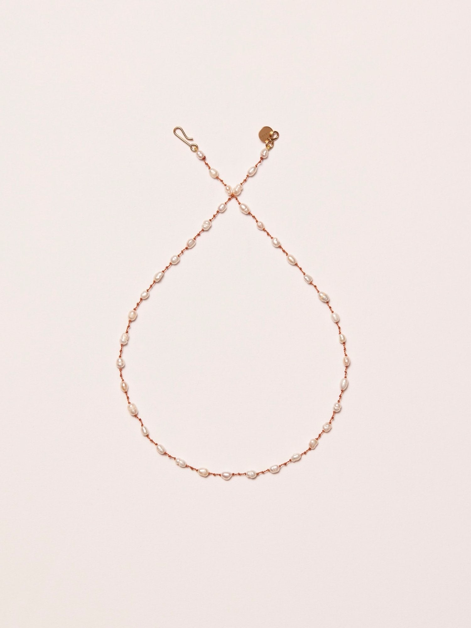 IVARENE | Mini Bird necklace with pearls