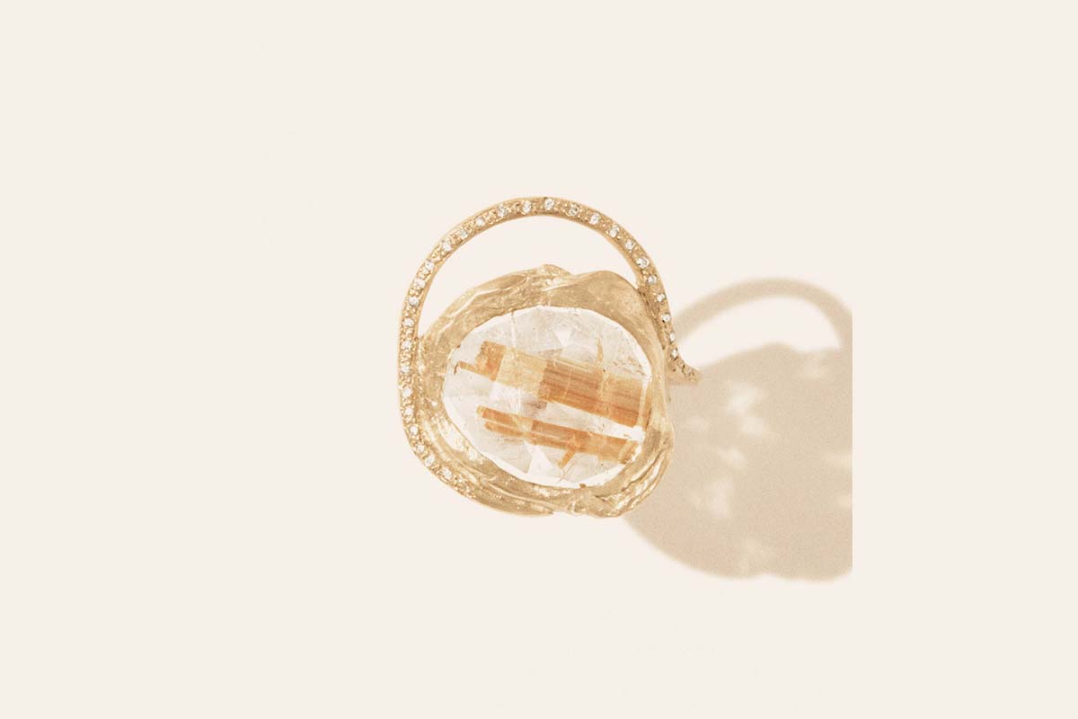 PASCALE MONVOISIN | Gaia Rutile Quartz ring