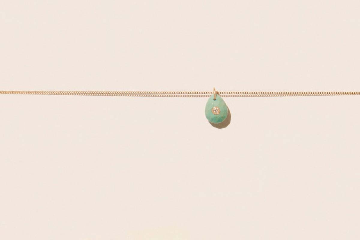 PASCALE MONVOISIN | Orso Short Necklace | turquoise