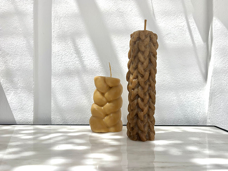 CAMILLE ROMAGNANI | Large Braid Beeswax Candle