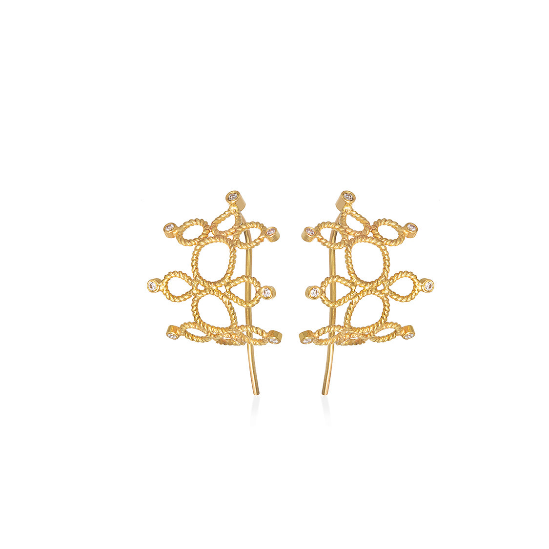 CHRISTINA SOUBLI | Bomb Earrings with Diamonds