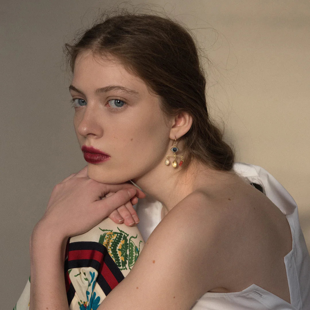 GRAINNE MORTON | EYE BALANCE DROP EARRINGS