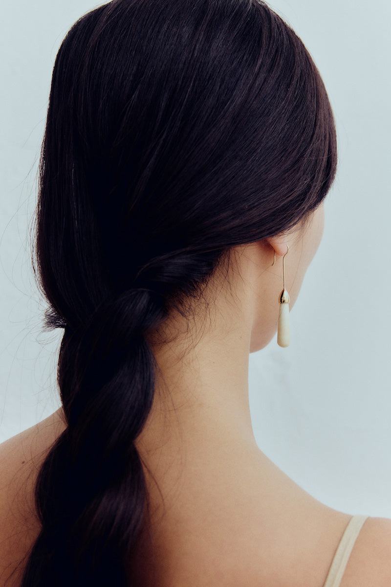 HELENA ROHNER | LONG GLASS DROP EARRINGS