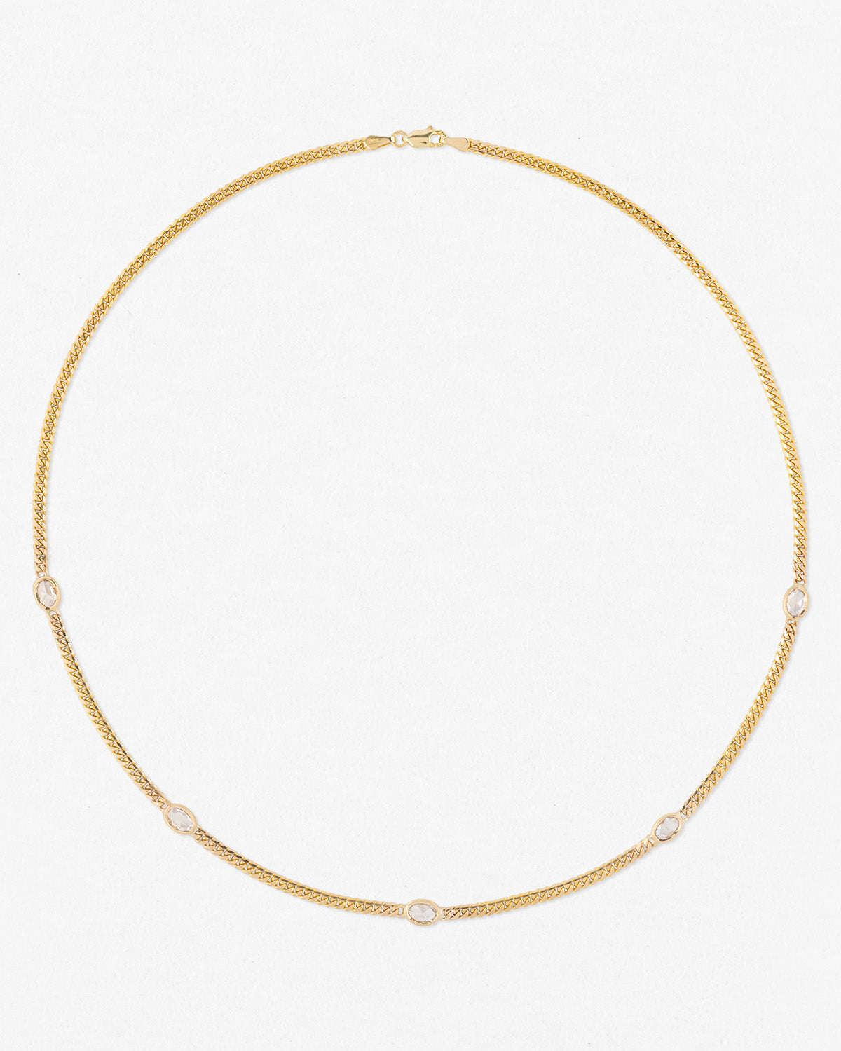 MYRTO ANASTASOPOULOU | MIAMI necklace three diamonds