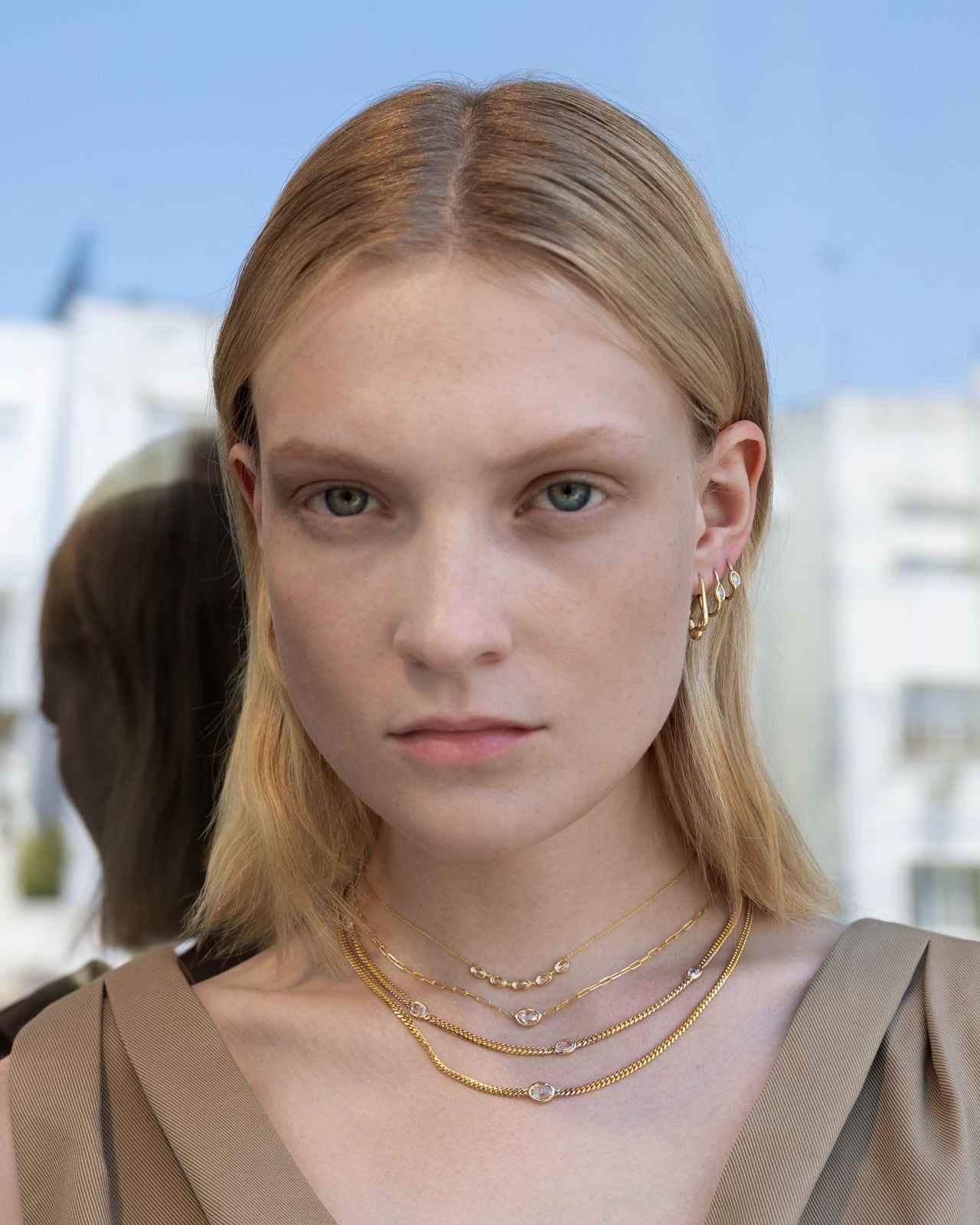 MYRTO ANASTASOPOULOU | MIAMI necklace three diamonds