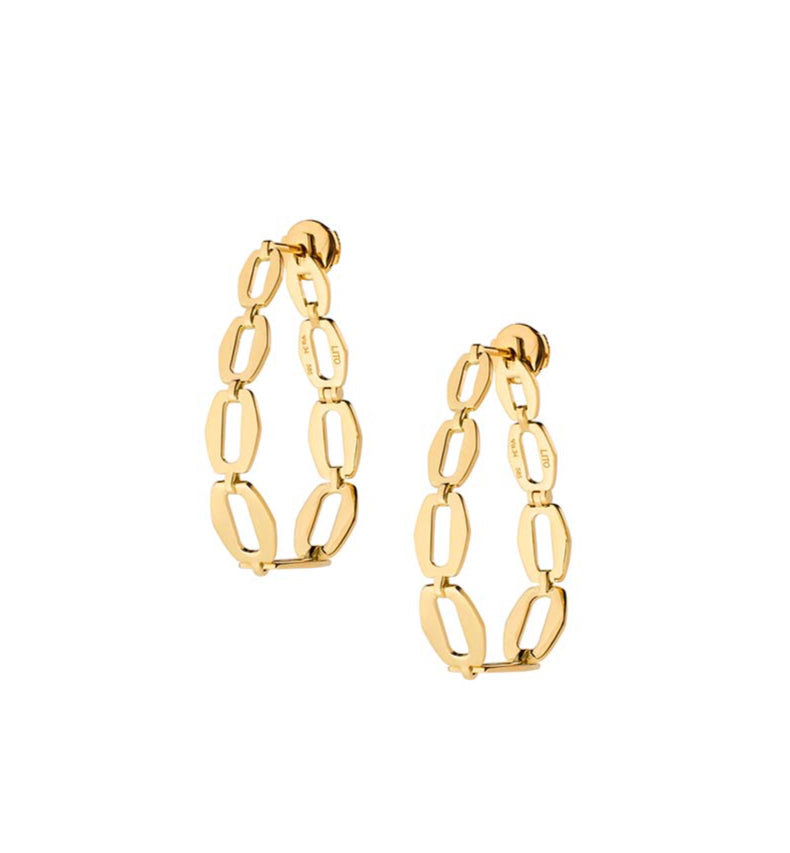 LITO | Small oval chain hoops