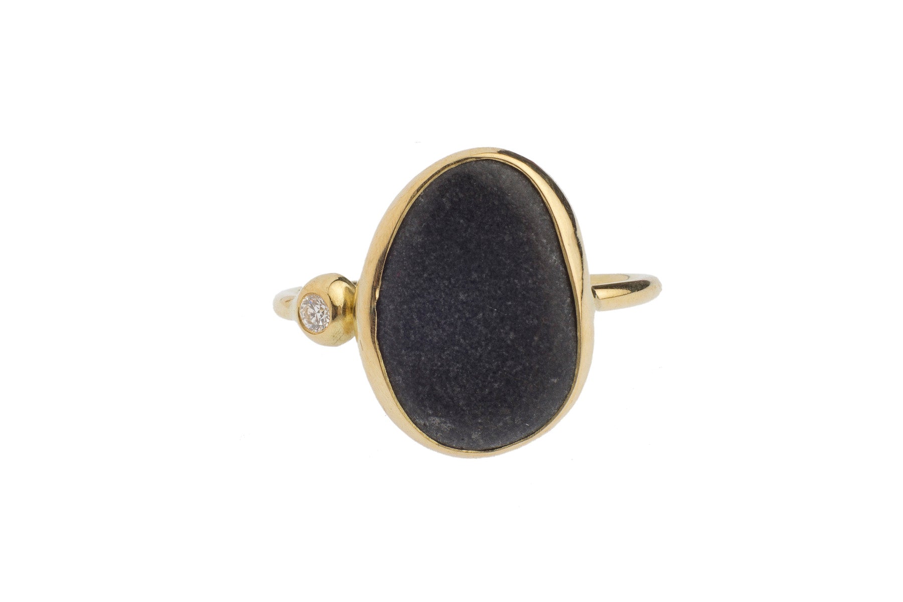 DOLLY BOUCOYANNIS | Pebble Ring with Diamond