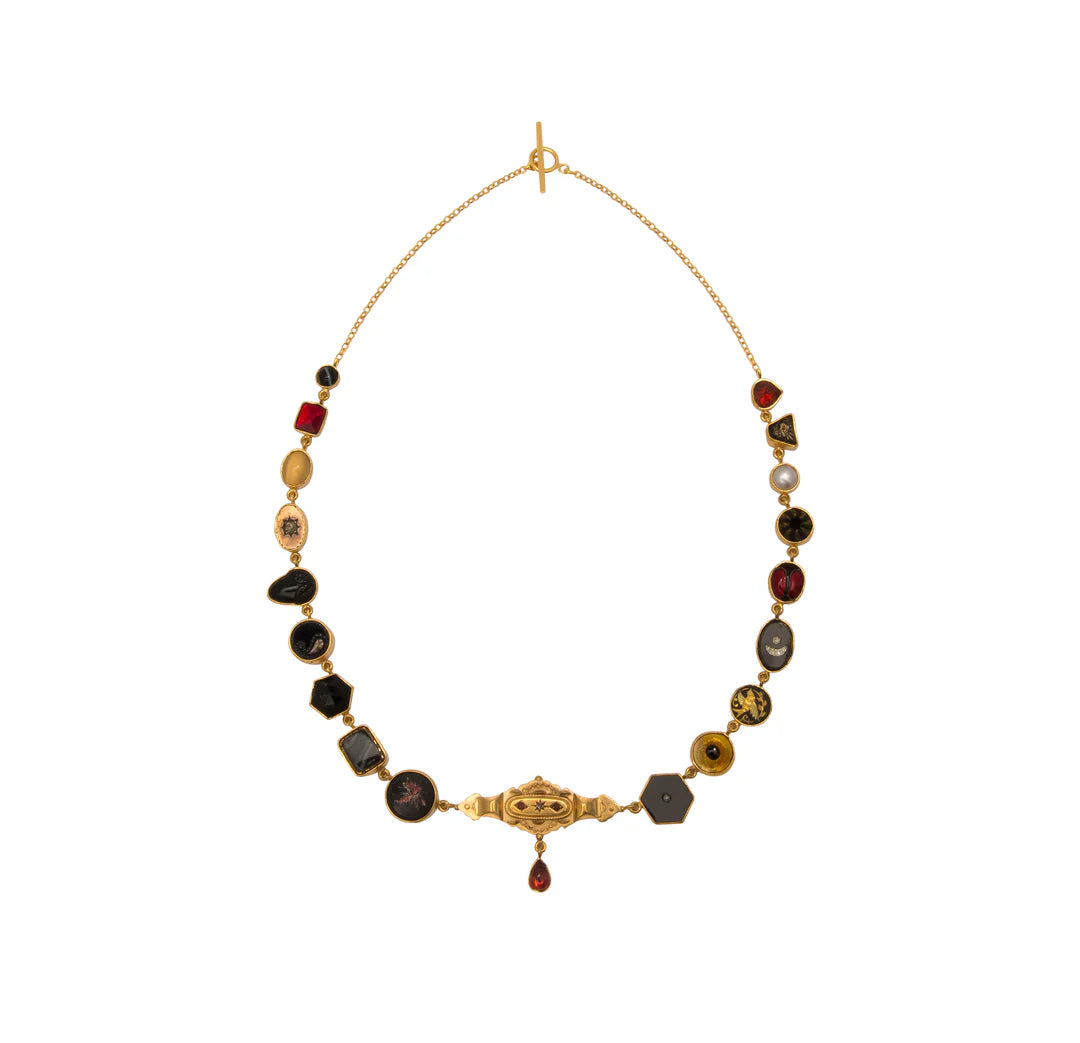 GRAINNE MORTON | VICTORIAN BROOCH CHARM NECKLACE
