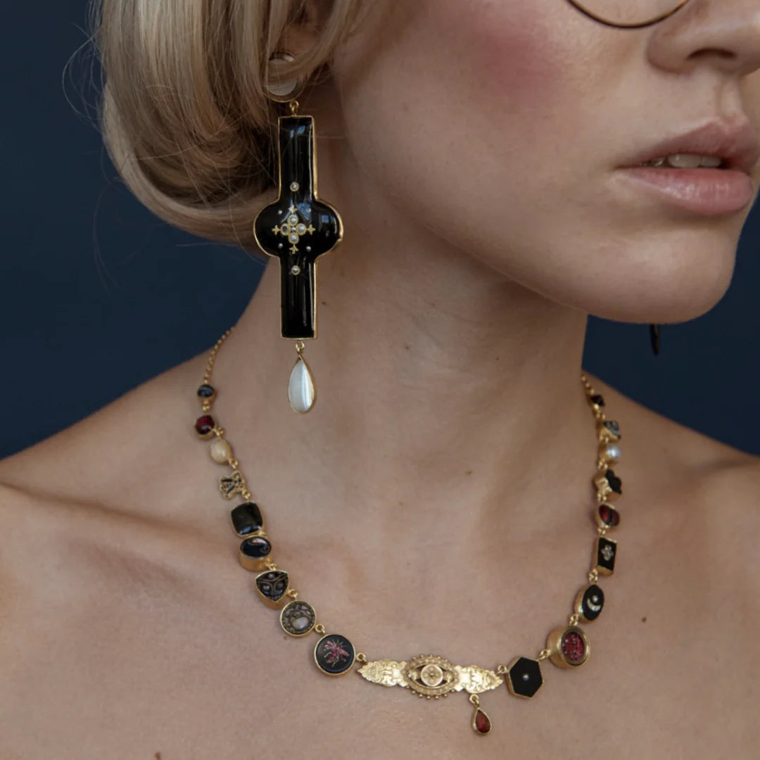 GRAINNE MORTON | VICTORIAN BROOCH CHARM NECKLACE