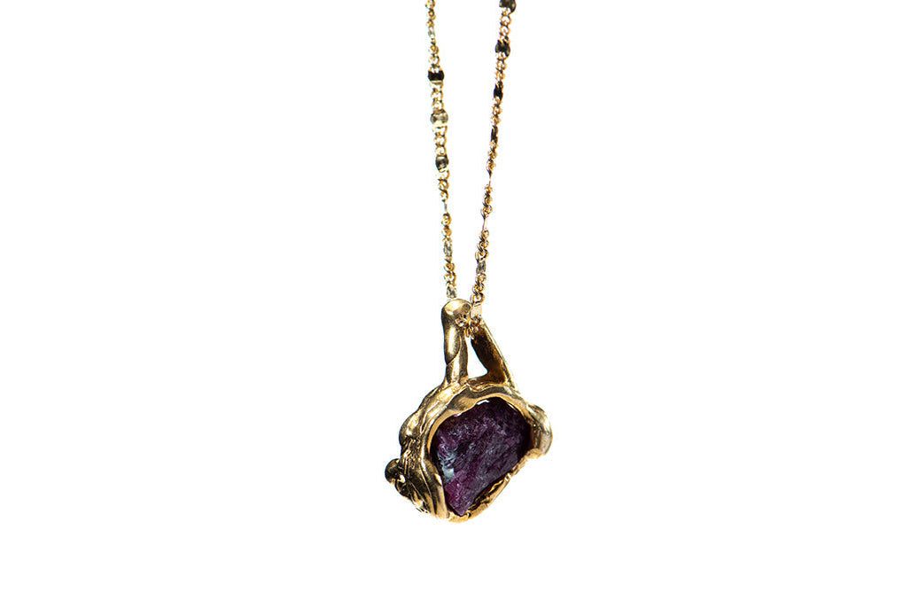 NESO | Abundance Raw Ruby Necklace