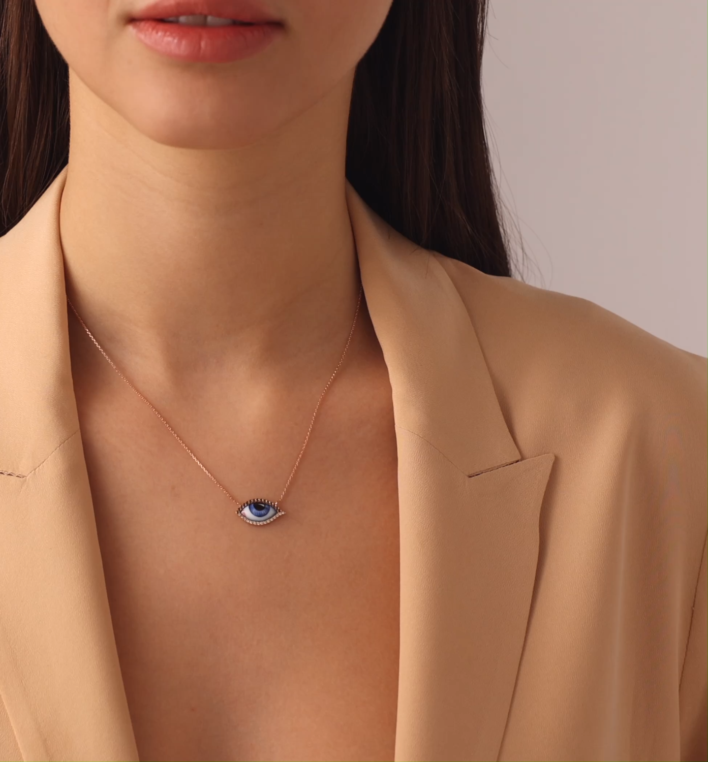 LITO | Petit Bleu diamond necklace